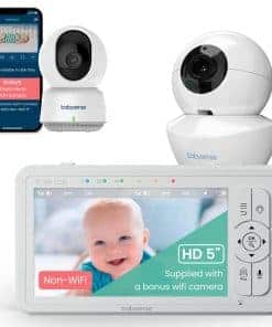Monitor de Bebé Babysense HDS2 sin WiFi, HD de 5" con