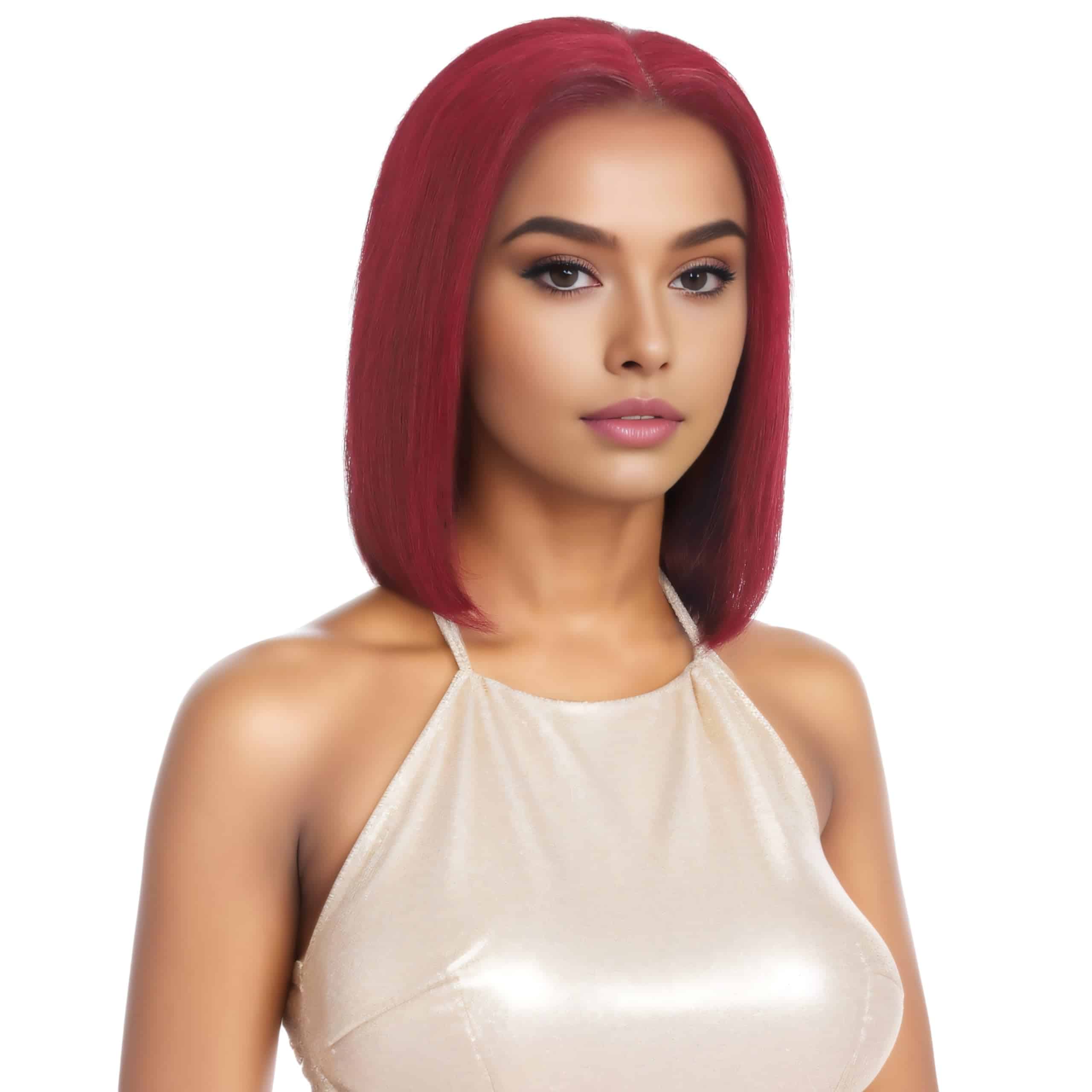 Pelucas de Bob de 10 Pulgadas de Cabello Humano Real FUTAI