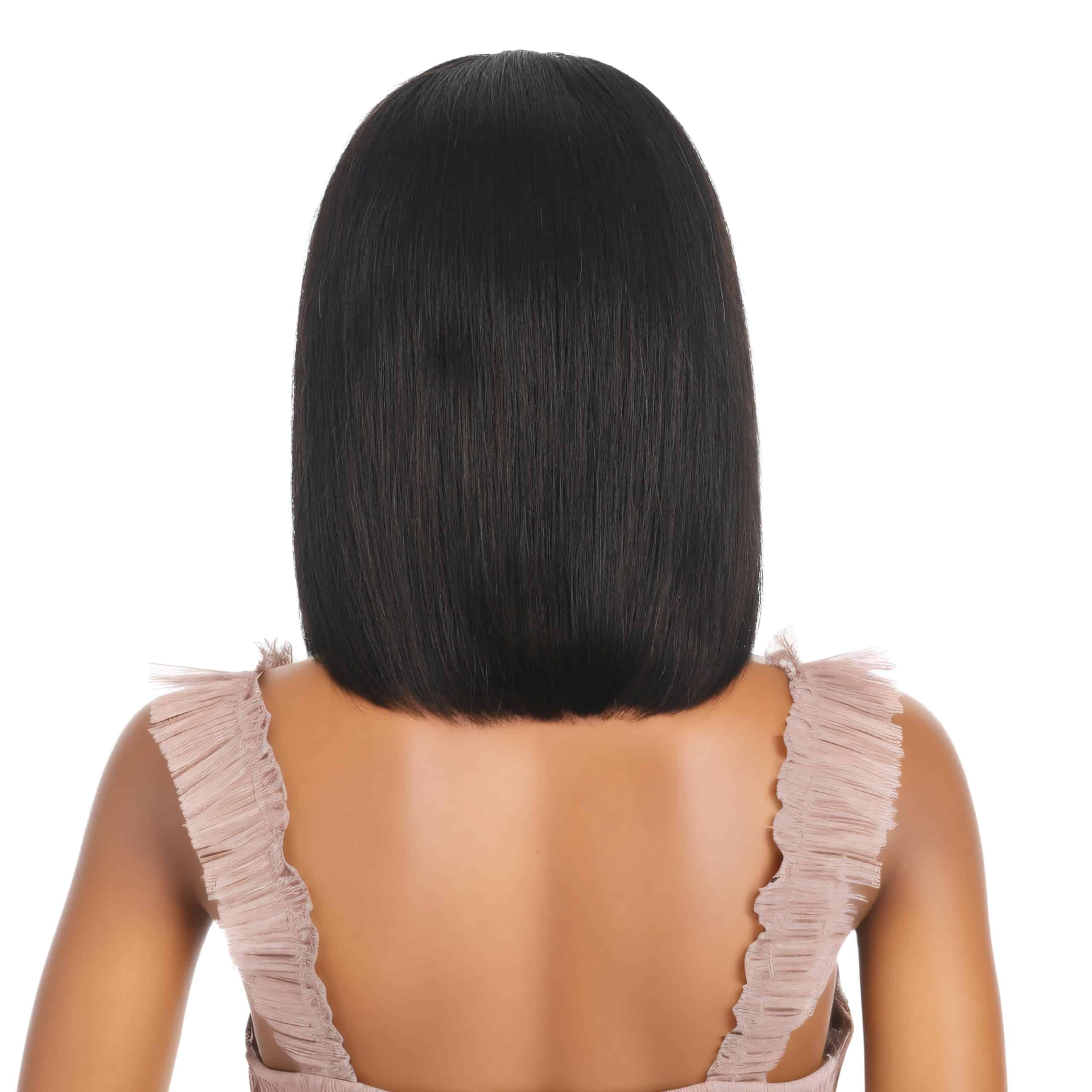 Peluca Bob de 10 pulgadas de cabello humano real LOHXINHAIR - Imagen 3