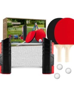 BLKSMITH Juego de Ping Pong Portátil Todo en Uno con Red de
