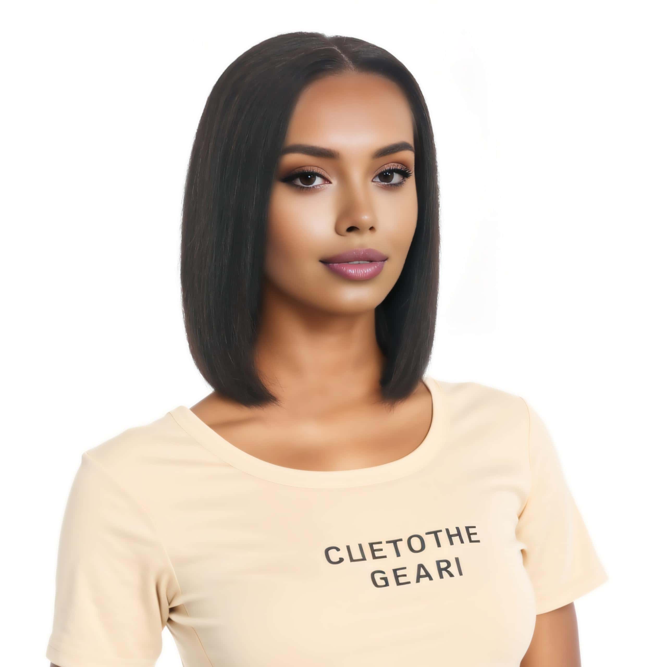 Pelucas Bob LECIPO de 10 Pulgadas de Cabello Humano Real HD - Imagen 4