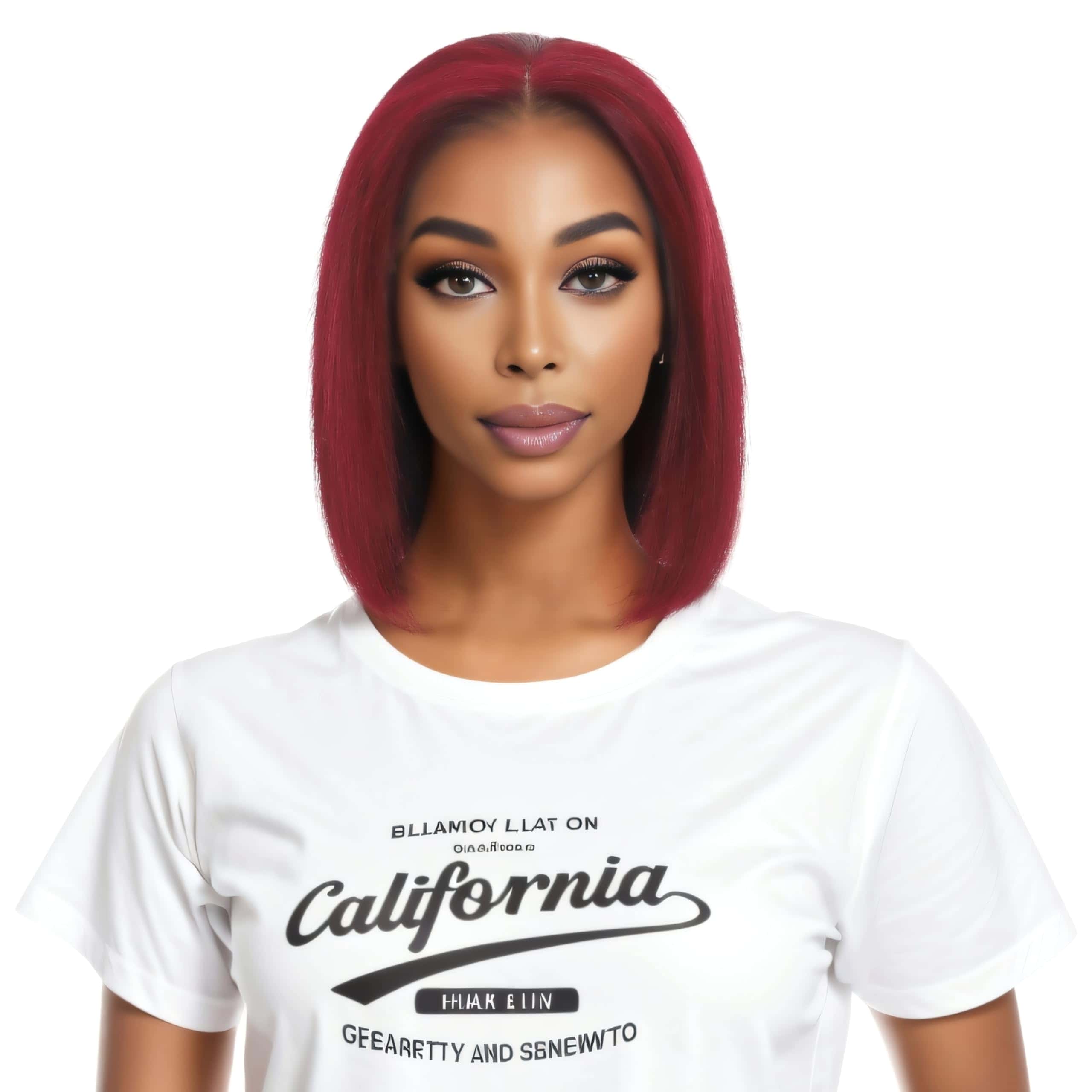 Pelucas de Pelo Bob de 10 Pulgadas de Cabello Humano Real