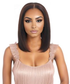 LOHXINHAIR Peluca Bob de 12 Pulgadas de Cabello Humano Real