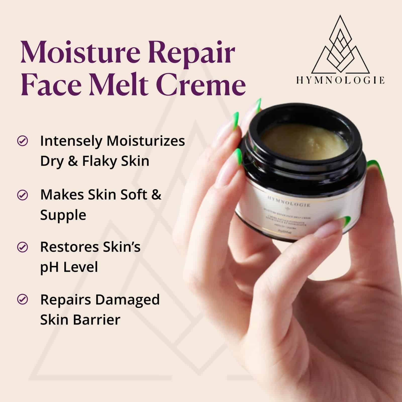 Crema facial reparadora Hymnologie Moisture | Ideal para - Imagen 8