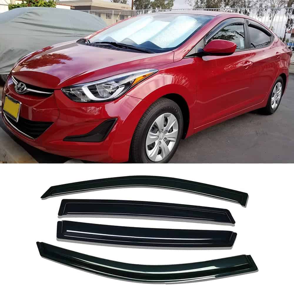 STARTSHIP 94615 Deflectores de Ventana Lateral, 4 piezas