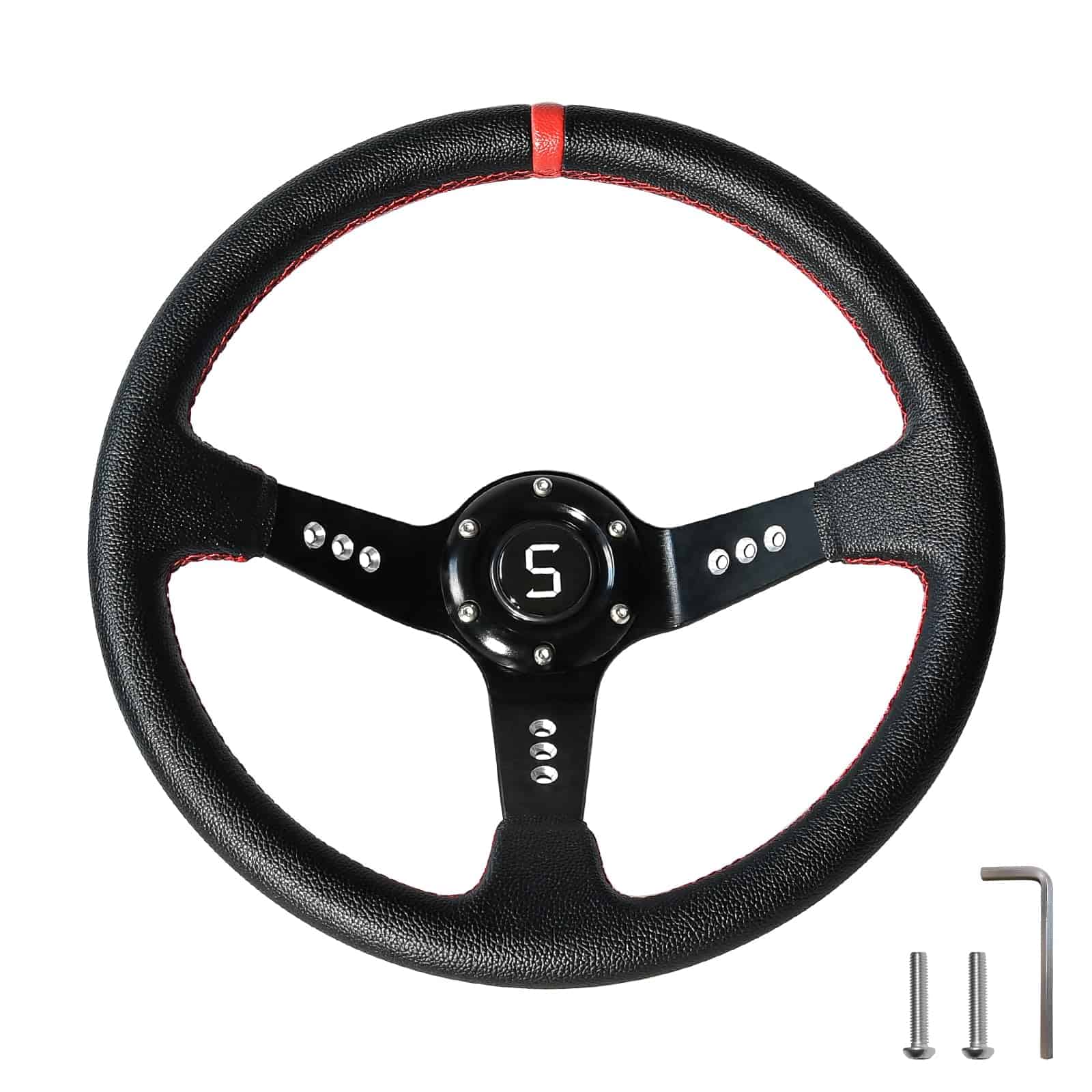 Volante Universal para Carritos de Golf Shu-Ran 13.7"/350mm