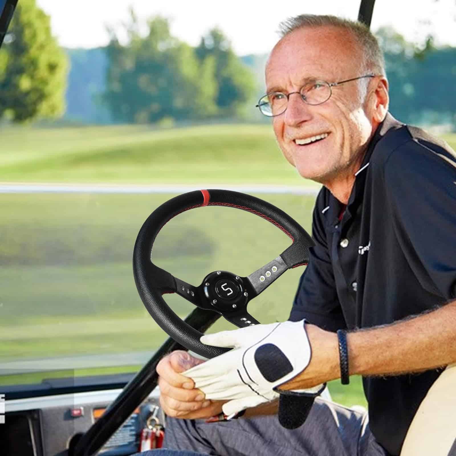 Volante Universal para Carritos de Golf Shu-Ran 13.7"/350mm - Imagen 8