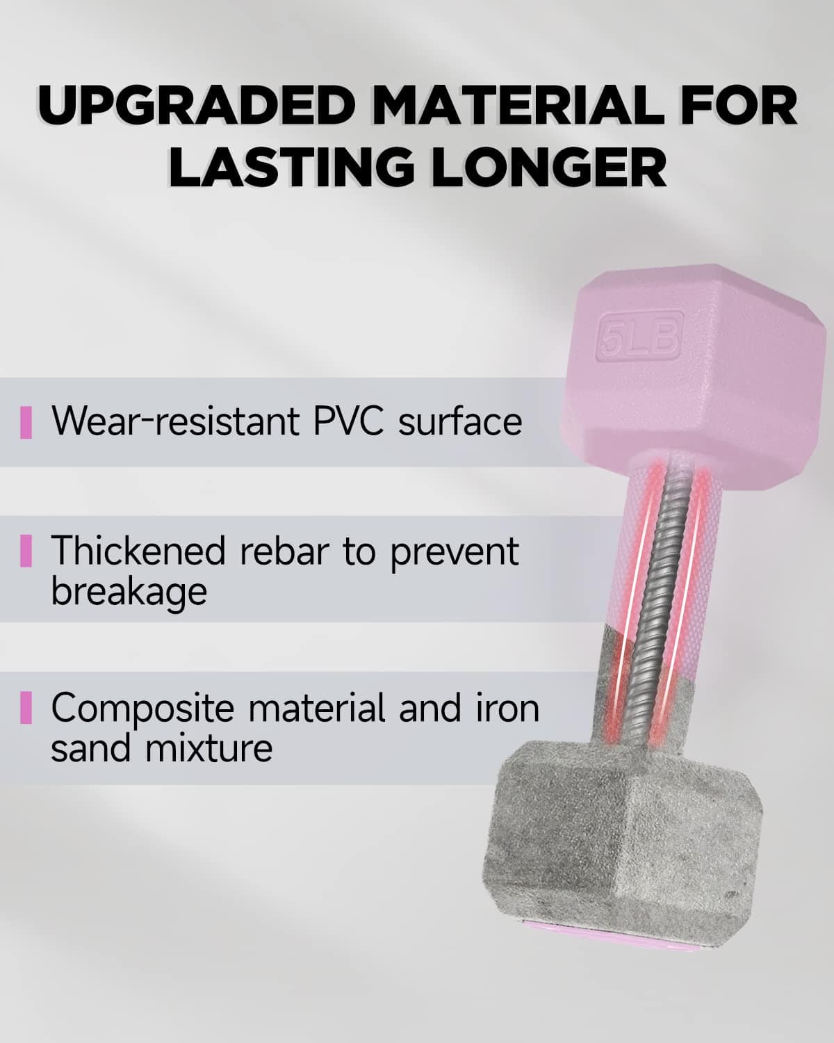 Juego de Mancuernas ZTTENLLY - Mancuernas de - Imagen 4