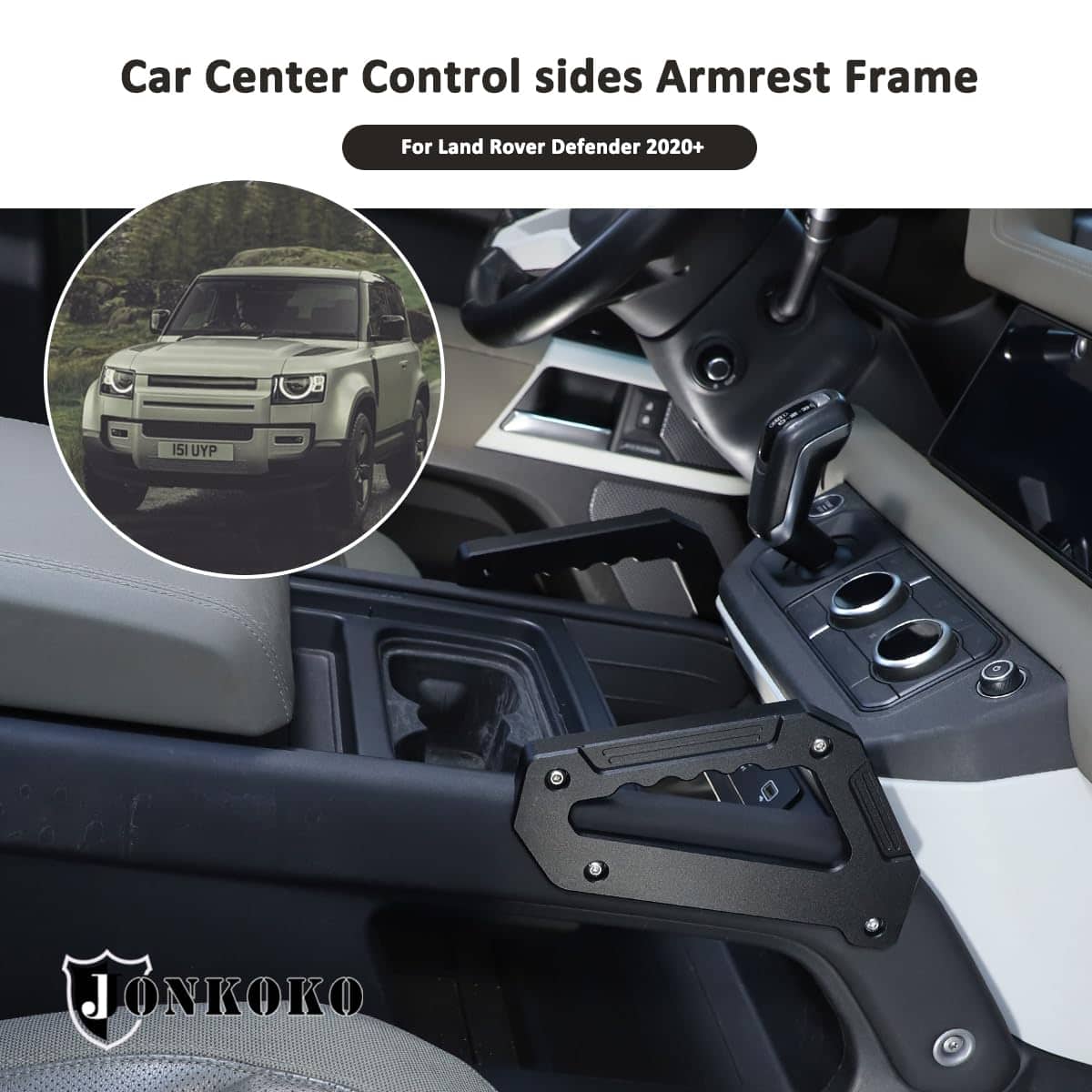 JONKOKO Cubierta de Manija Central para Coche Compatible - Imagen 5