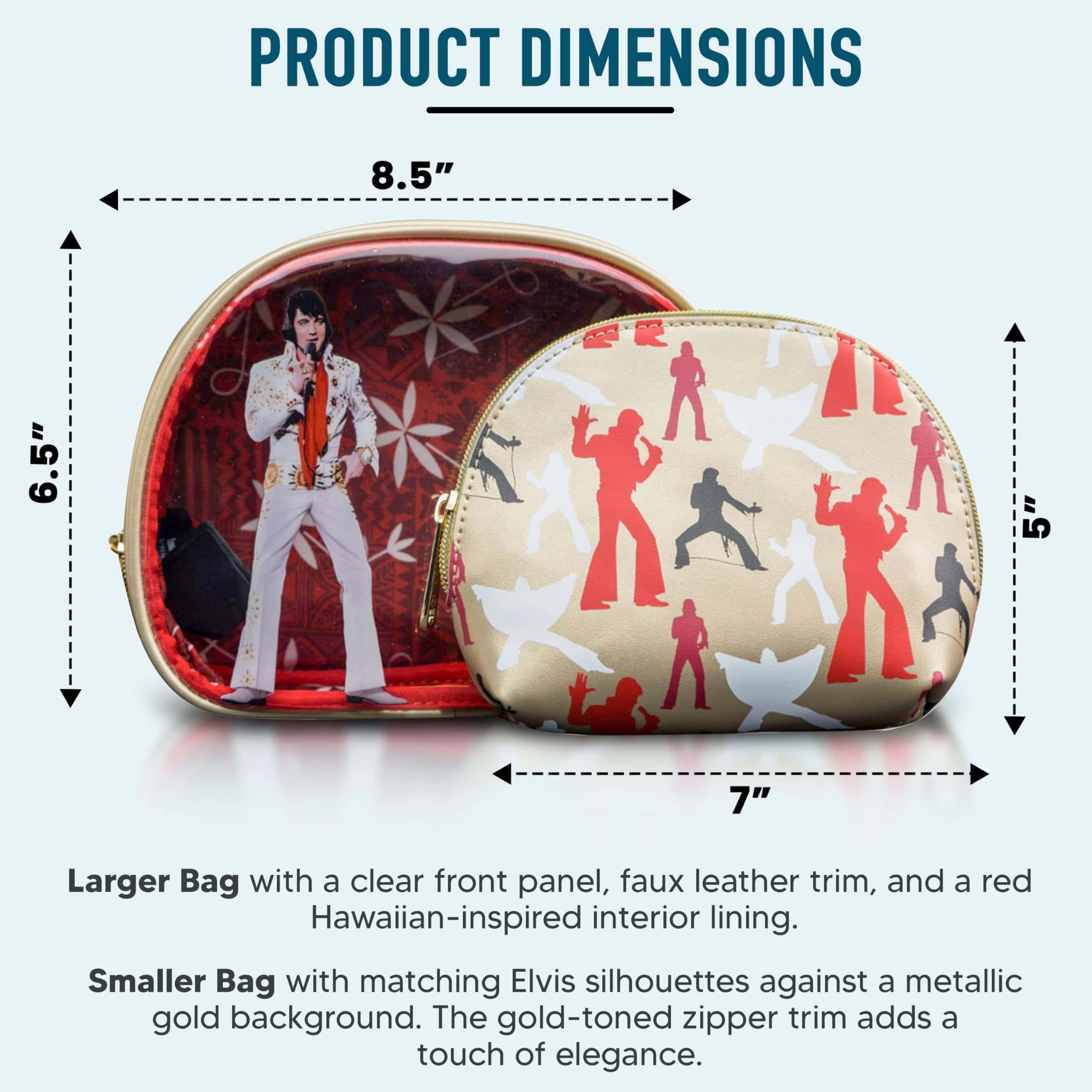 Set de 2 piezas Loungefly Elvis Presley Aloha Hawaiian - Imagen 7
