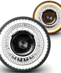 Faros LED redondos de 7 pulgadas TRUE MODS cromados H6024