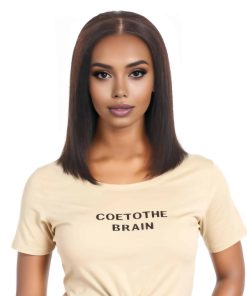 Pelucas Bob LECIPO de 12 Pulgadas de Cabello -Marrón