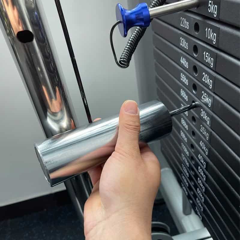 Extensor de Peso Apilado de Gimnasio con Pasador Magnético