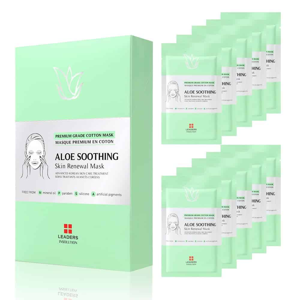 Mascarilla Facial de Renovación de Piel con Aloe Vera de