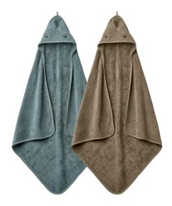 Toalla con Capucha para Bebé - Toallas de -Toalla Dino Green