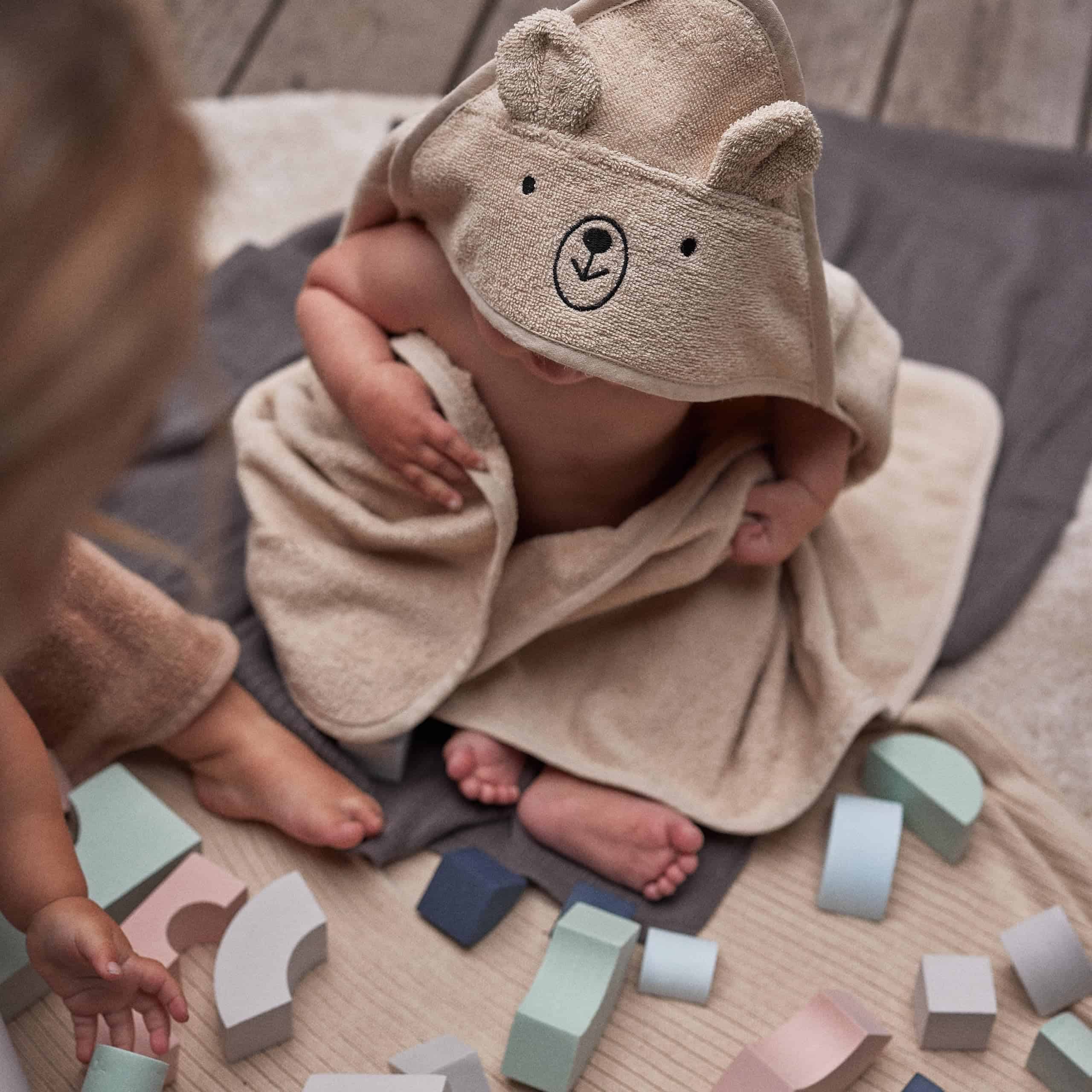 Toalla con capucha para bebé - Toallas de -Towel Rabbit Blus - Imagen 8