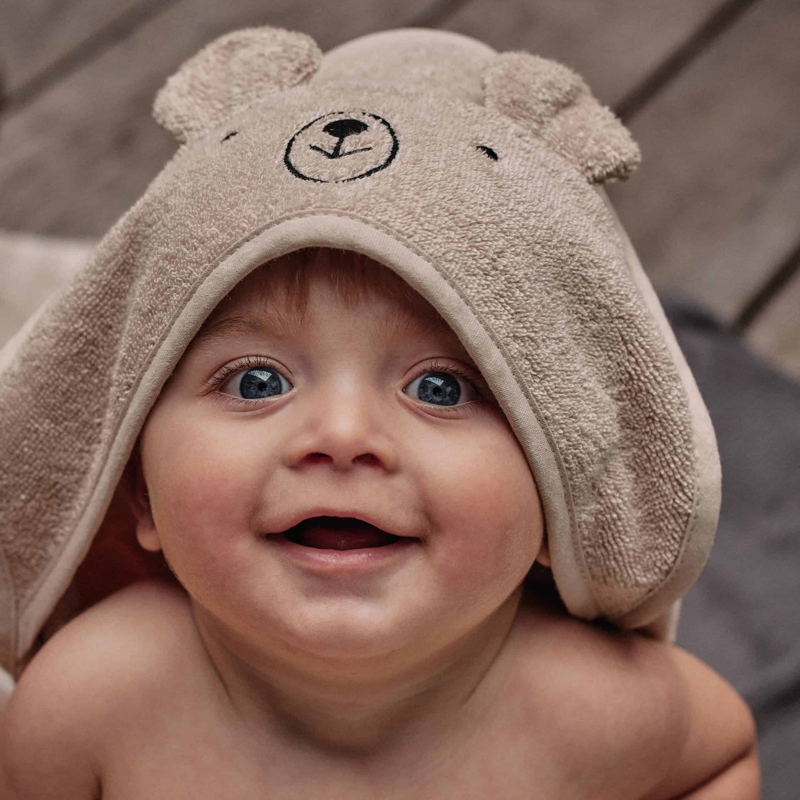 Toalla con capucha para bebé - Toallas de -Towel Rabbit Blus - Imagen 3