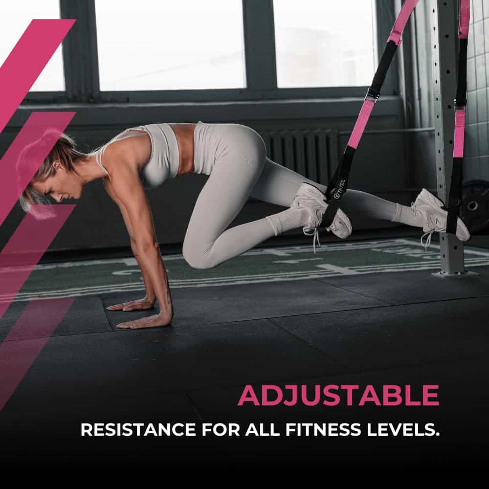 THYSOL® Resistance Trainer Pro Xtreme Straps -Pink - Imagen 5