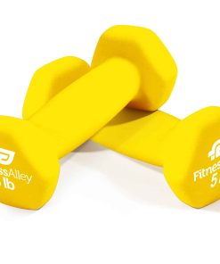 Juego de mancuernas de entrenamiento Fitness Alley de 5 lb