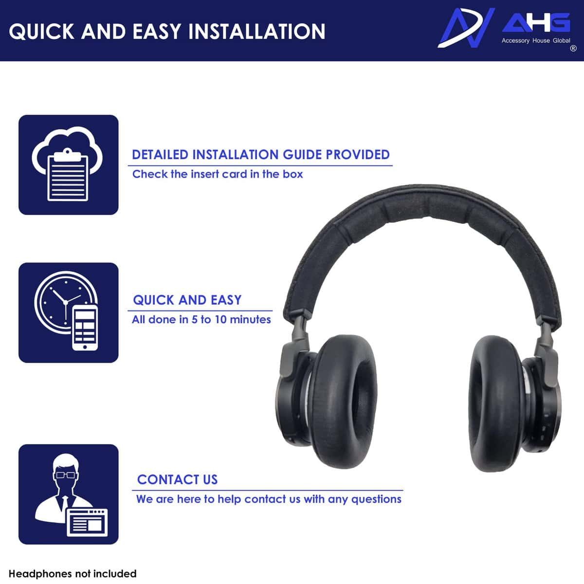 AHG Almohadillas Premium para Audífonos Compatible con Bang - Imagen 8