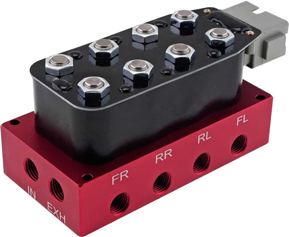 Vixen Manifold de Válvula de Suspensión de Aire 1/4" NPT - Imagen 4