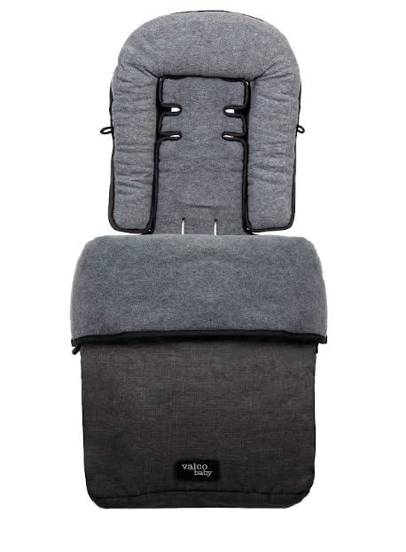 Valco Baby Universal Snug Fabric Footmuff - -Carbón - Imagen 4