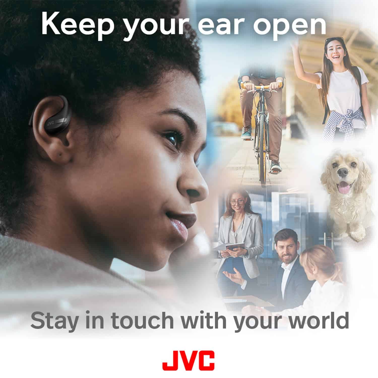 Audífonos Inalámbricos JVC New Nearphones Open Ear con - Imagen 3