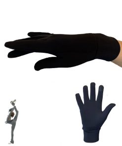 Guantes de patinaje artístico YamerSK8 diseño -Negro