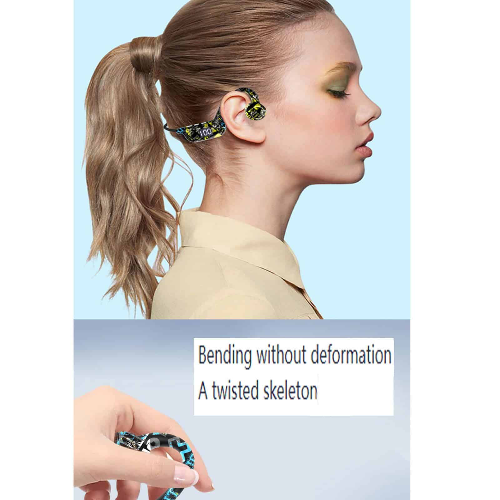 Audífonos Inalámbricos Deportivos Azul 5.3 Impermeables y a - Imagen 8