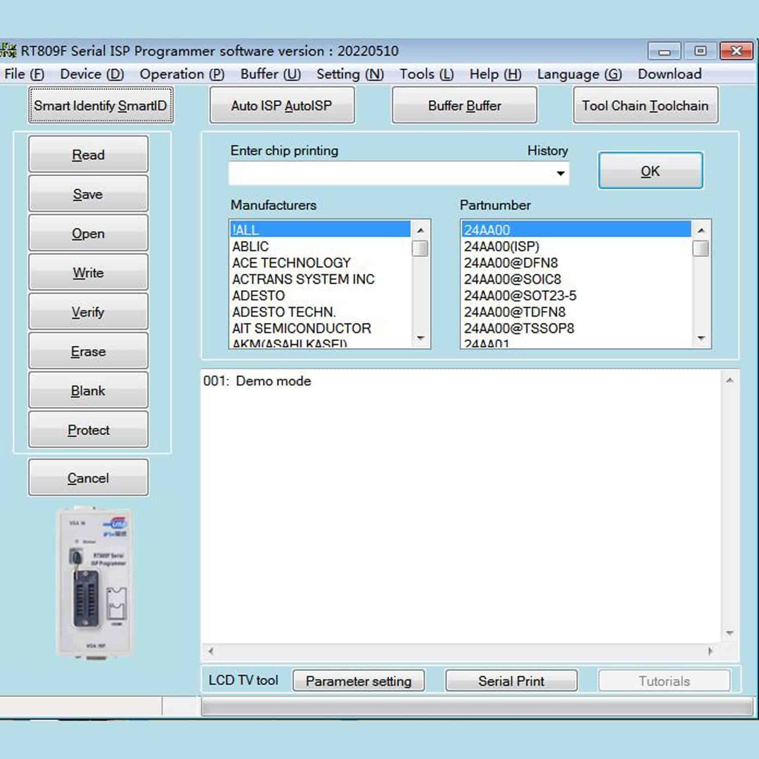 Programador RT809F con 12 Adaptadores IC Clip clamp - Imagen 5