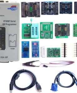 Programador RT809F con 12 Adaptadores IC Clip clamp