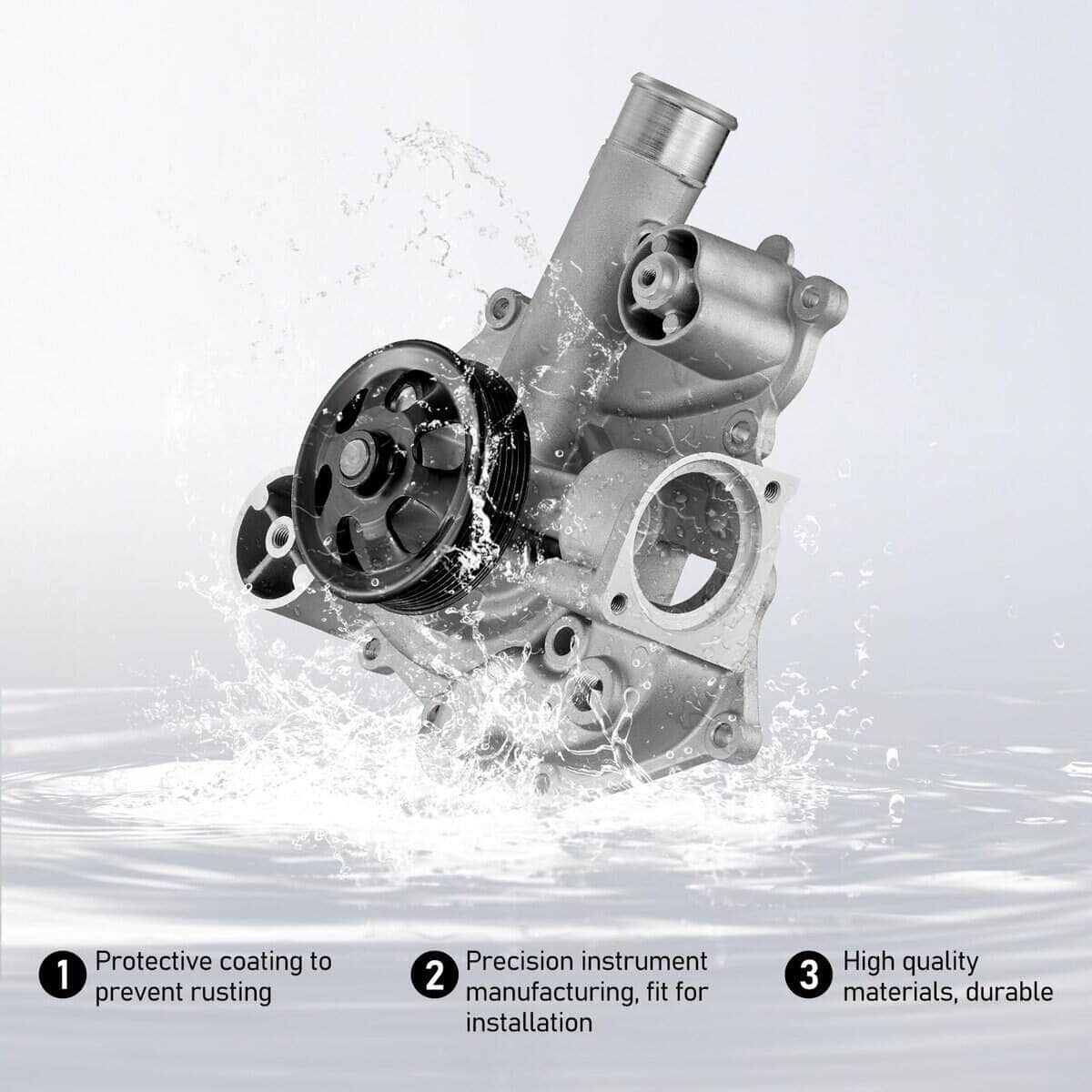 Kit de Bomba de Agua del Motor BDFHYK AW6653 Compatible con - Imagen 3