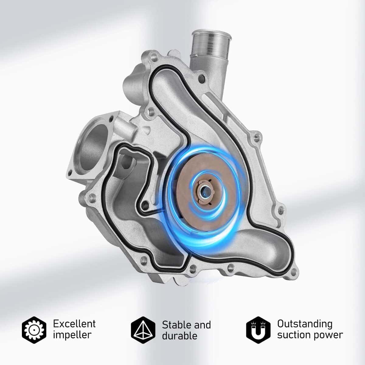 Kit de Bomba de Agua del Motor BDFHYK AW6653 Compatible con - Imagen 5
