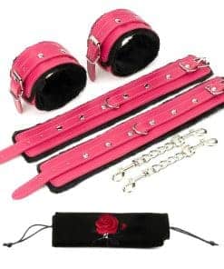 2 Pares de Puños Acolchados con Anillo en D para Tobillo