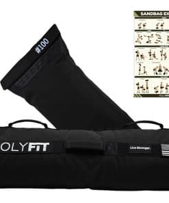 Polyfit Sandbag Pro - Bolsa de Arena para -Negro