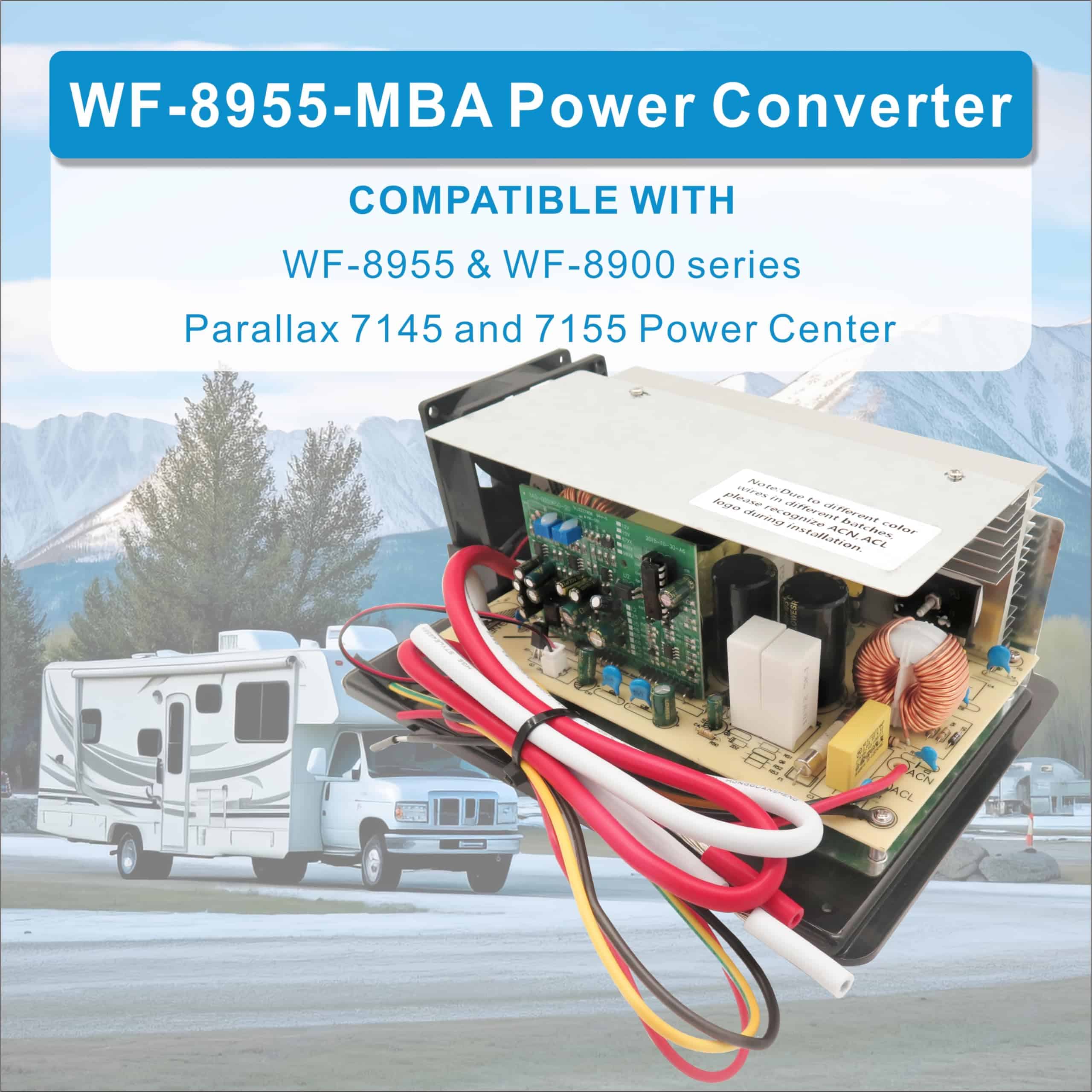 Conversor de energía WF-8955-MBA para WF-8955PEC y - Imagen 3