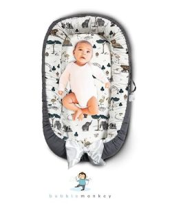 Bubble Monkey Baby Lounger Baby Nest for Tummy Time -