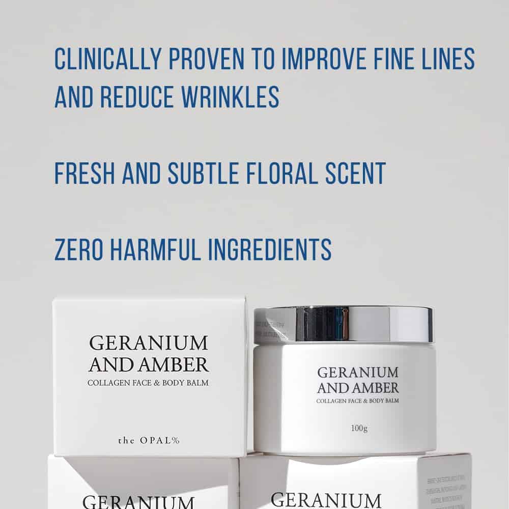 Crema Facial y Corporal de Colágeno OPAL Geranio y Ámbar - Imagen 5