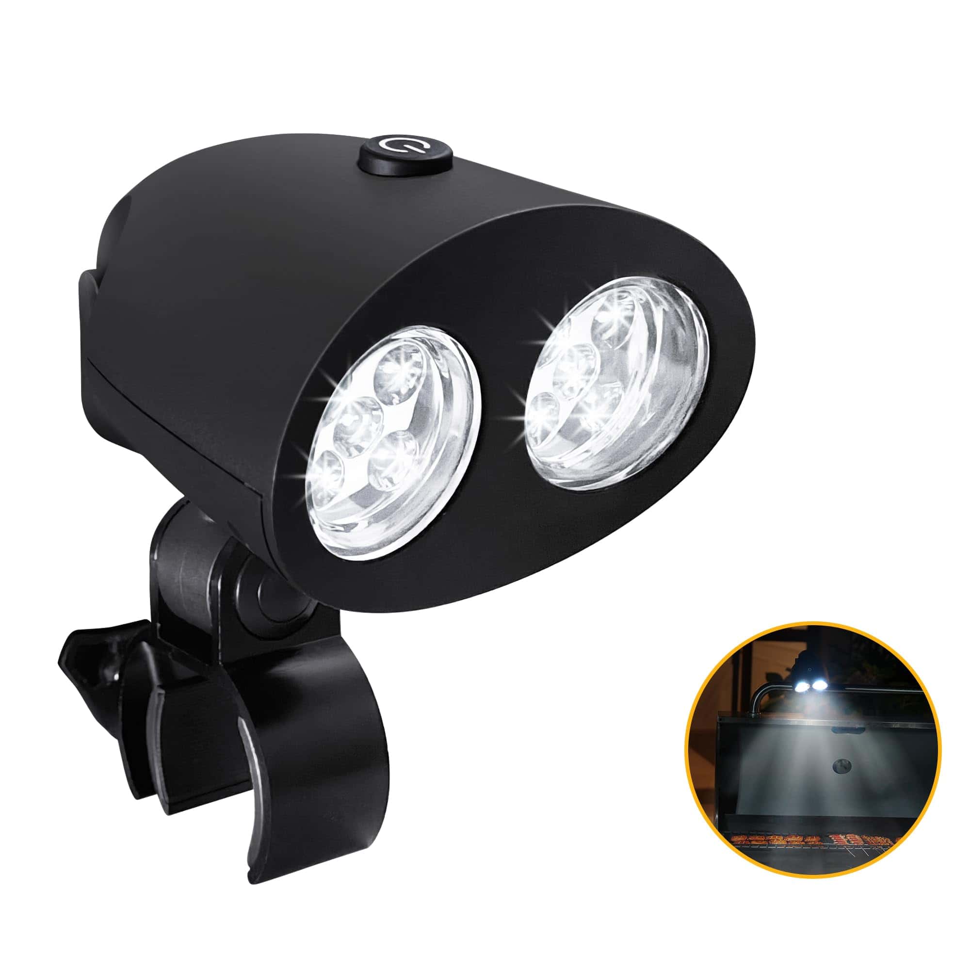 Luces de Parrilla lfcforldx con 10 Luces LED, Impermeable