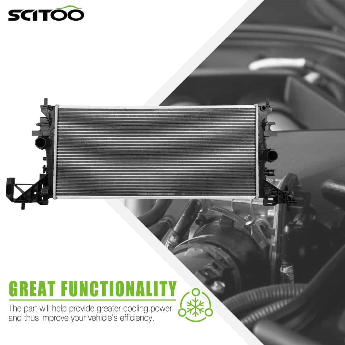 Ensamble del Radiador de Refrigeración del Motor SCITOO - Imagen 3