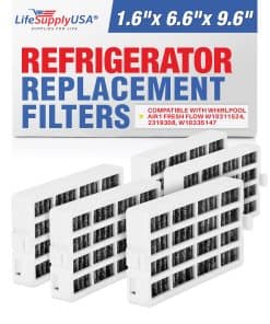 Filtro de aire de repuesto para refrigerador LifeSupplyUSA