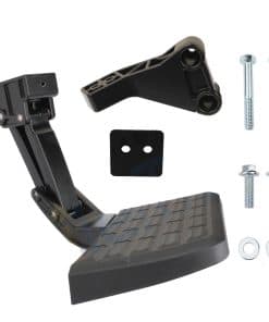 Escalón de defensa trasera retráctil paso lateral de