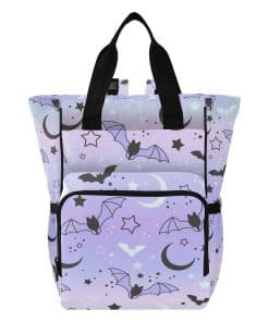 Mochila para Pañales Jihqo Lindo Murciélagos Cielo