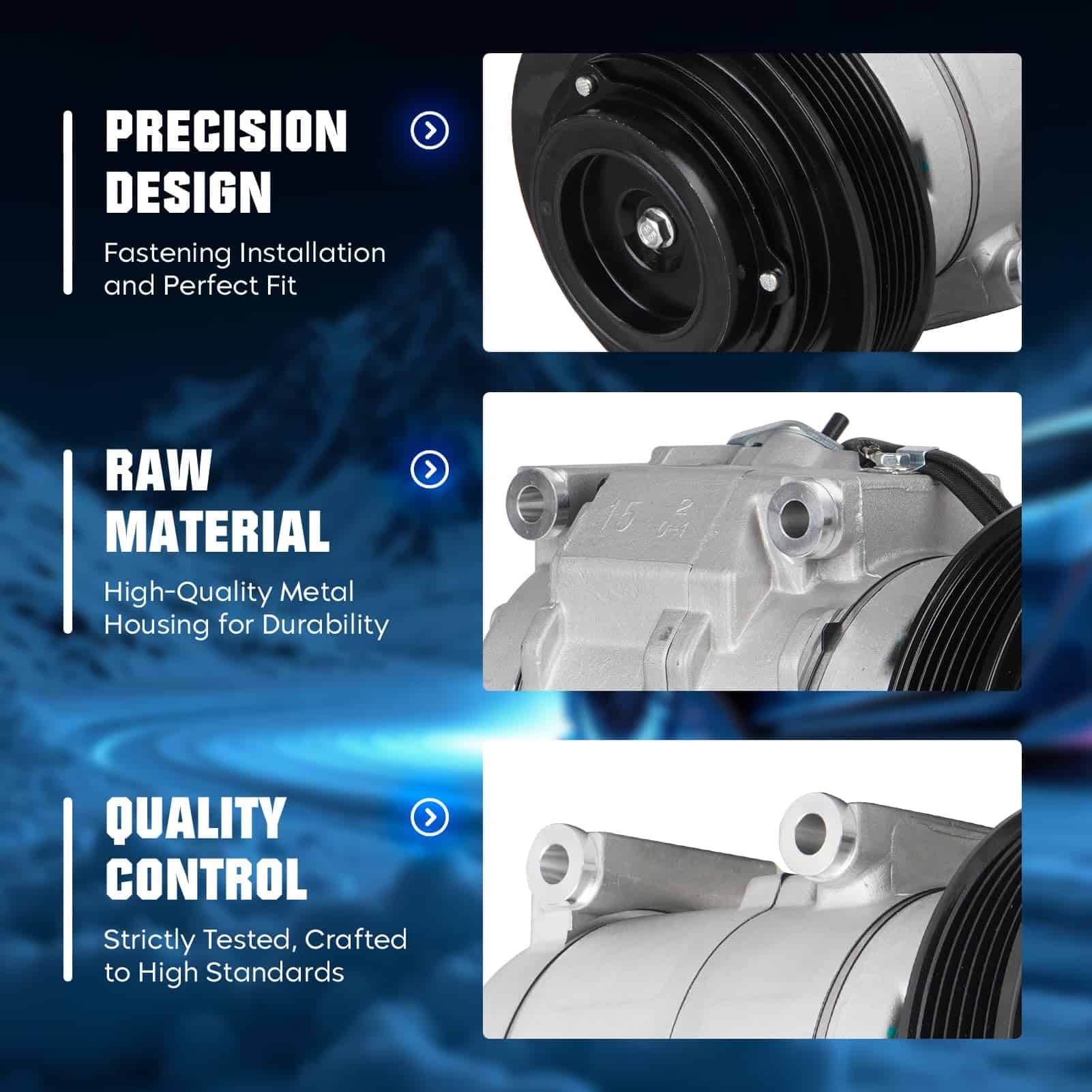 Compresor de Aire Acondicionado y Embrague A/C para Toyota - Imagen 5