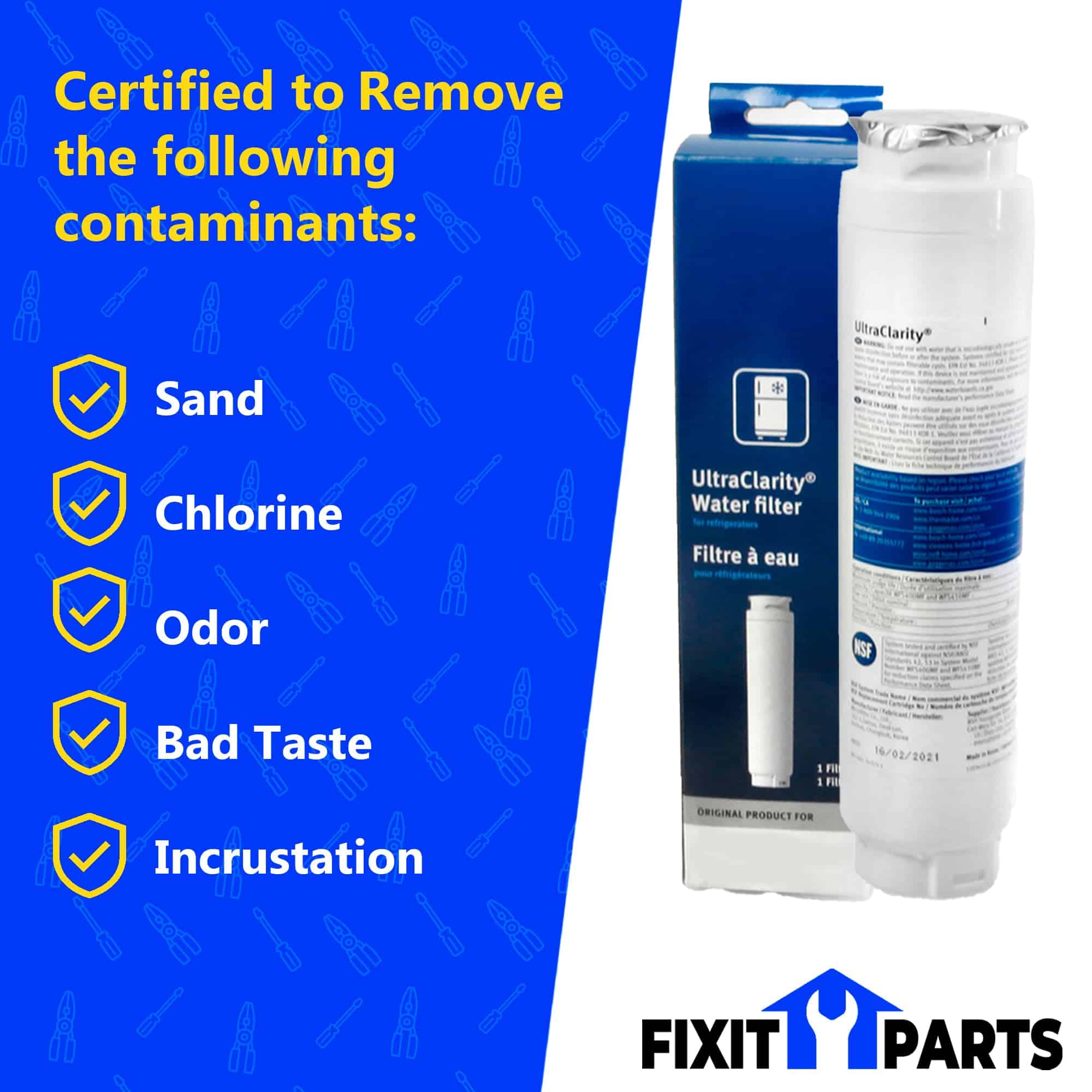 Filtro de agua para refrigerador Bosch -Azul - Imagen 4