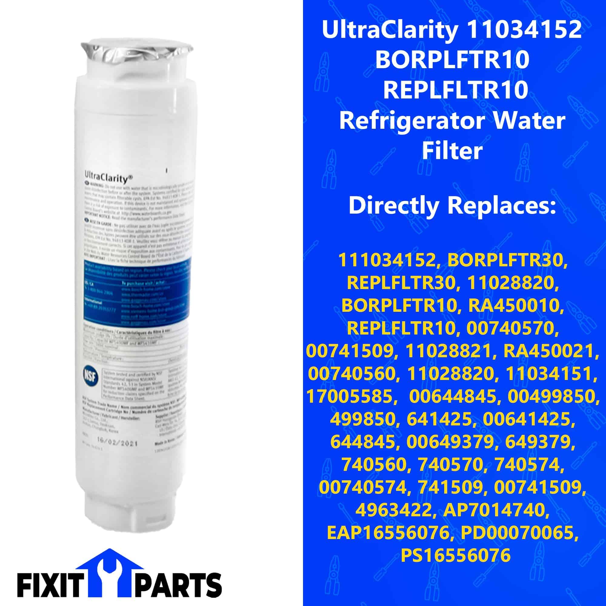 Filtro de agua para refrigerador Bosch -Azul - Imagen 5