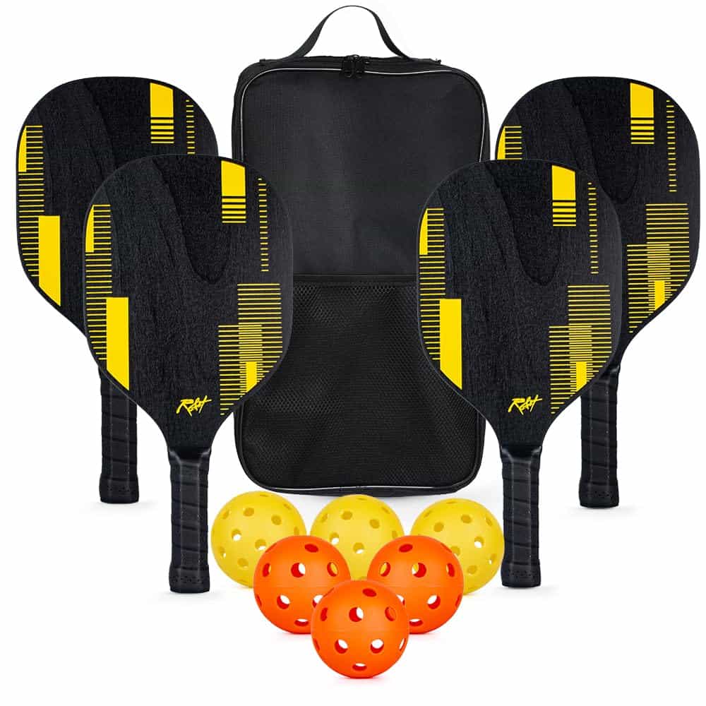 Set de 2 o 4 Raquetas de Pickleball R&T, Aprobadas por la