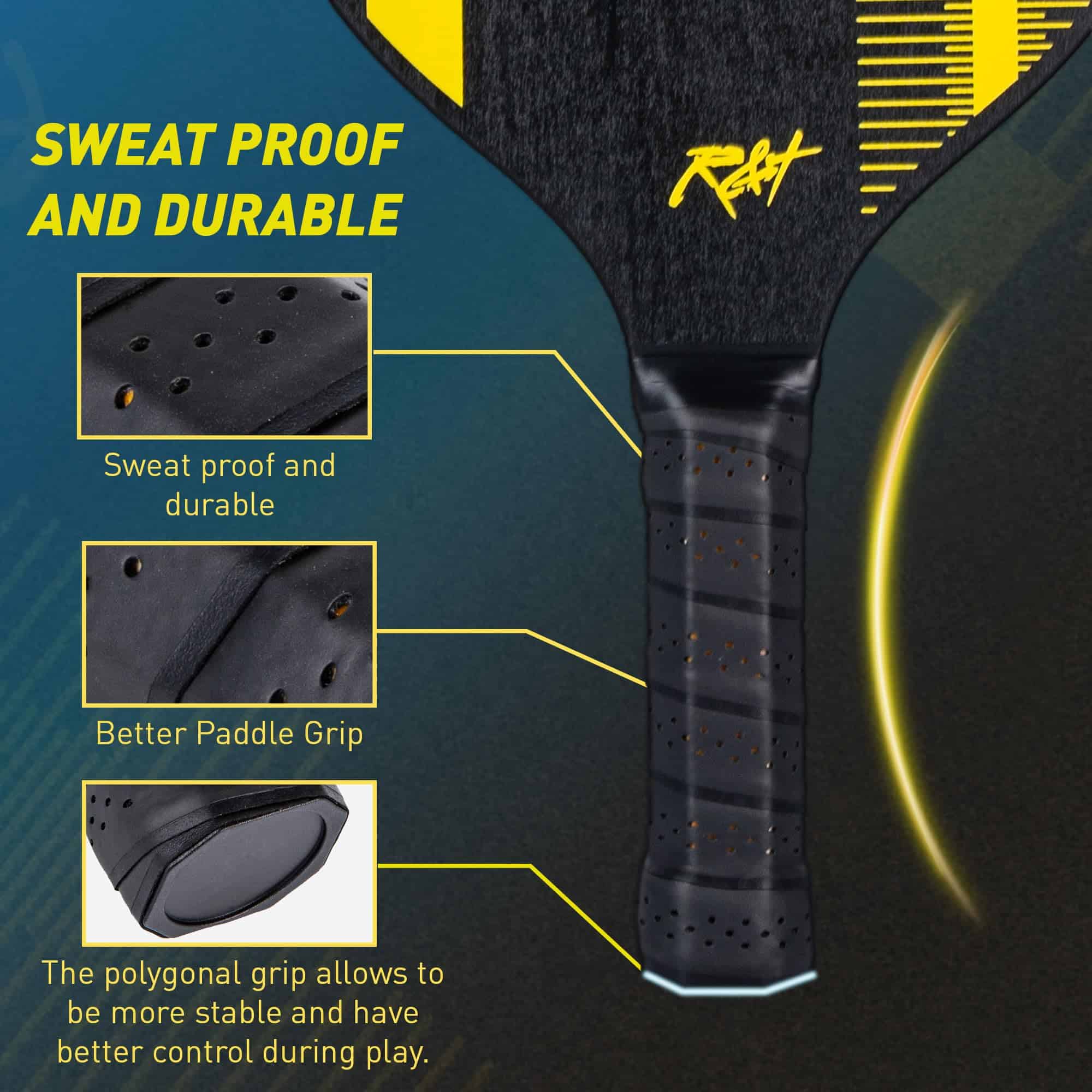 Set de 2 o 4 Raquetas de Pickleball R&T, Aprobadas por la - Imagen 3