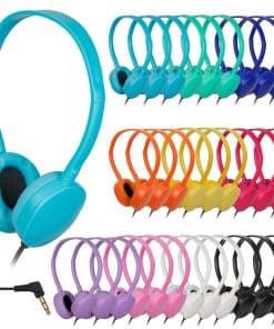 TJZXGUI 100 Pack Auriculares a Granel para Aula Escolar,