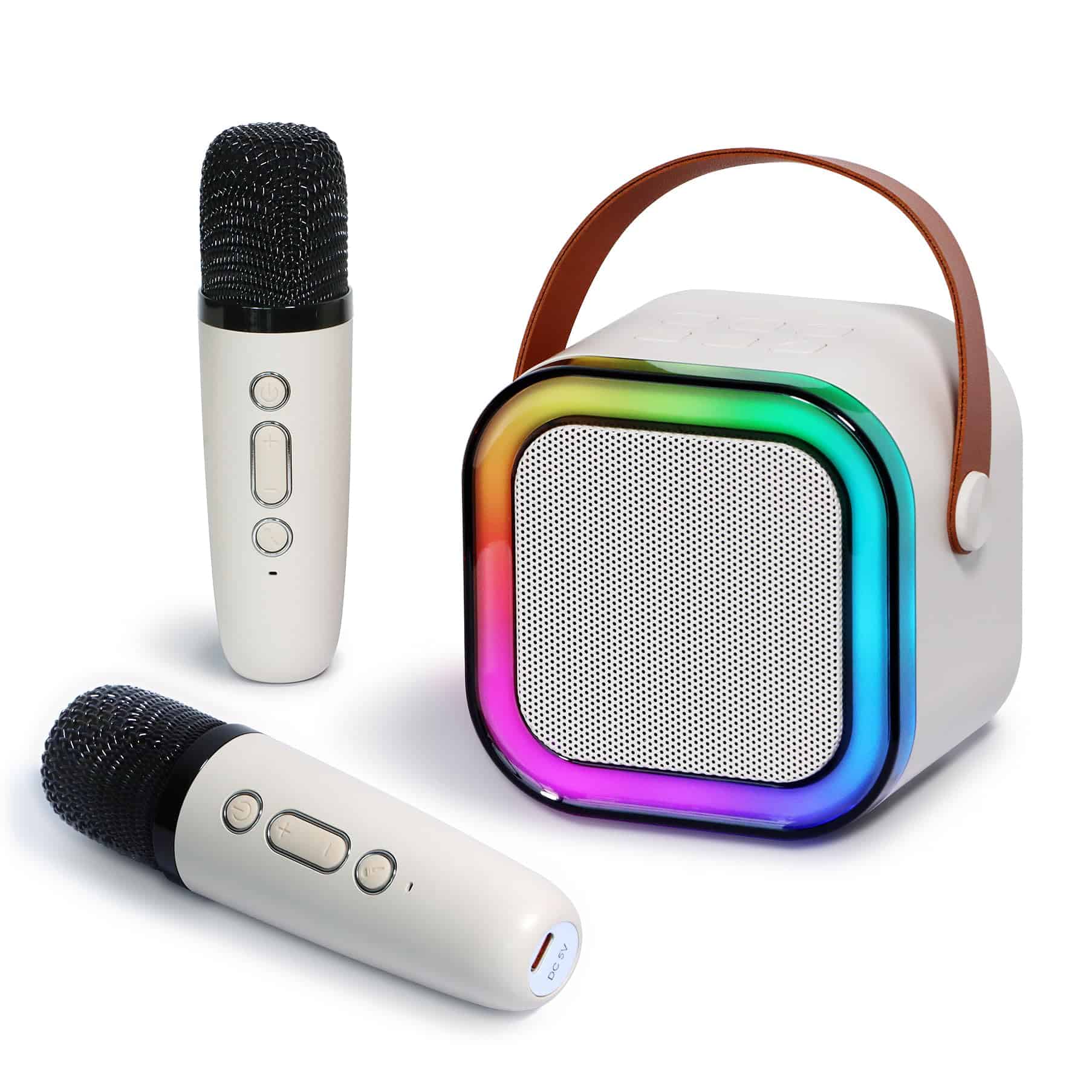 Mini Máquina de Karaoke para Niños y Adultos, con 2